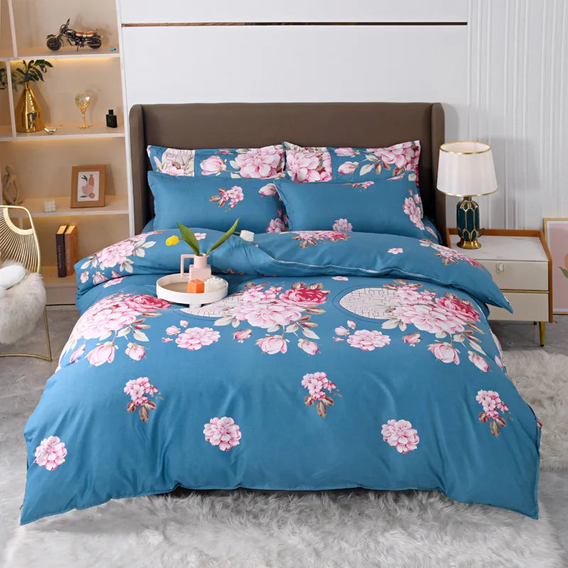 DecorBites™ Leopard Print Soft Bedding Set Duvet Cover Kit - High Quality, Skin Friendly, Comfortable