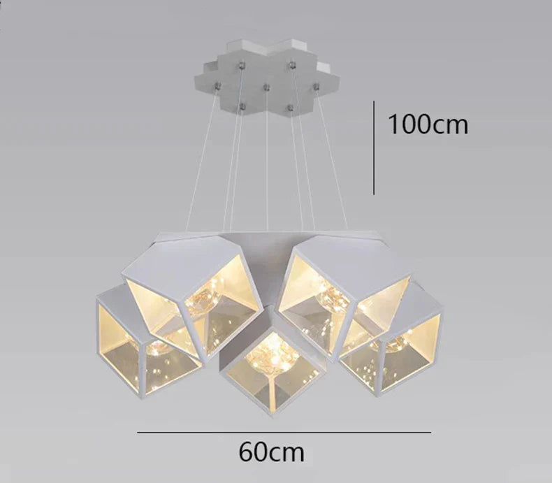 ثريات DecorBites™ LED المتدلية لديكور المنزل العصري والإضاءة الداخلية