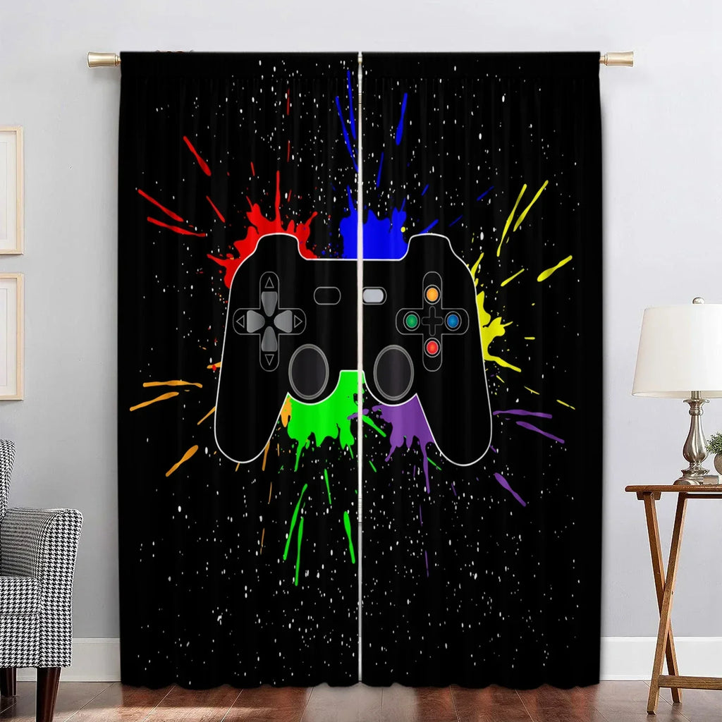 DecorBites™ Game Console Handle Curtains: Kitchen, Cafe, Living Room, Balcony Décor