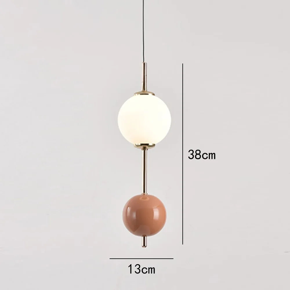 DecorBites™ Glass Ball LED Pendant Light for Living Dining Bedroom