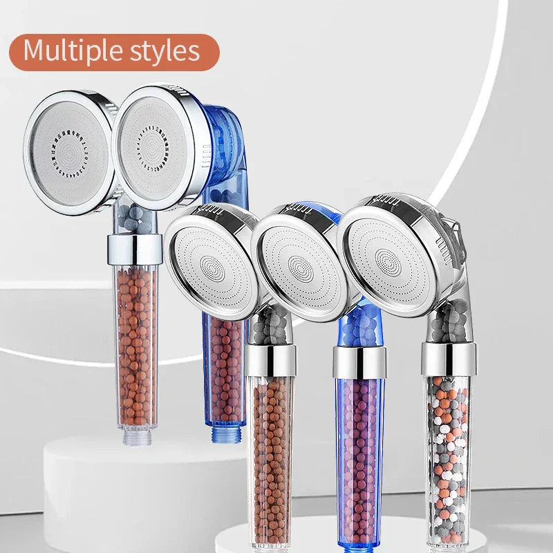 DecorBites™ 3-Function Adjustable High Pressure Shower Head for Spa Experience