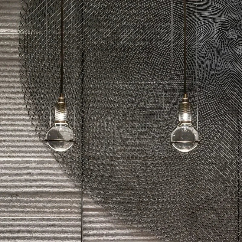 مصباح DecorBites™ الكريستالي المعلق LED لغرفة الطعام والمطعم وغرفة النوم