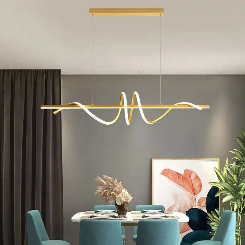ثريا إضاءة معلقة DecorBites™ Kitchen Island LED لمنطقة تناول الطعام