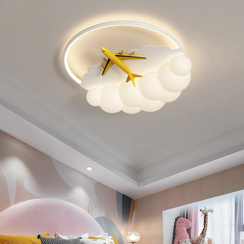 أضواء الثريا LED على شكل طائرة من DecorBites™ لديكور المنزل العصري والإضاءة الداخلية