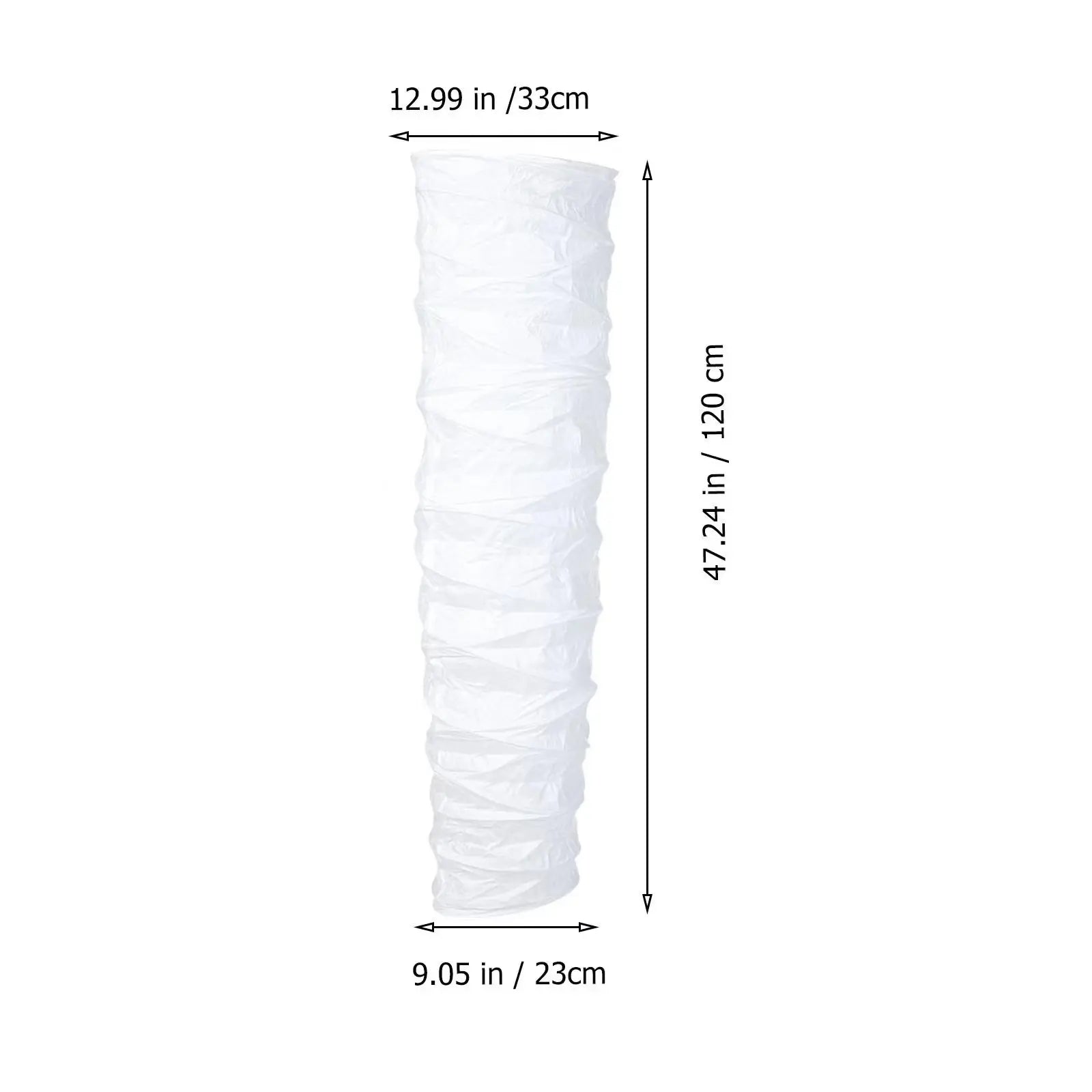 DecorBites™ Elegant Column Floor Lamp with Rice Paper Shade for Living Room
