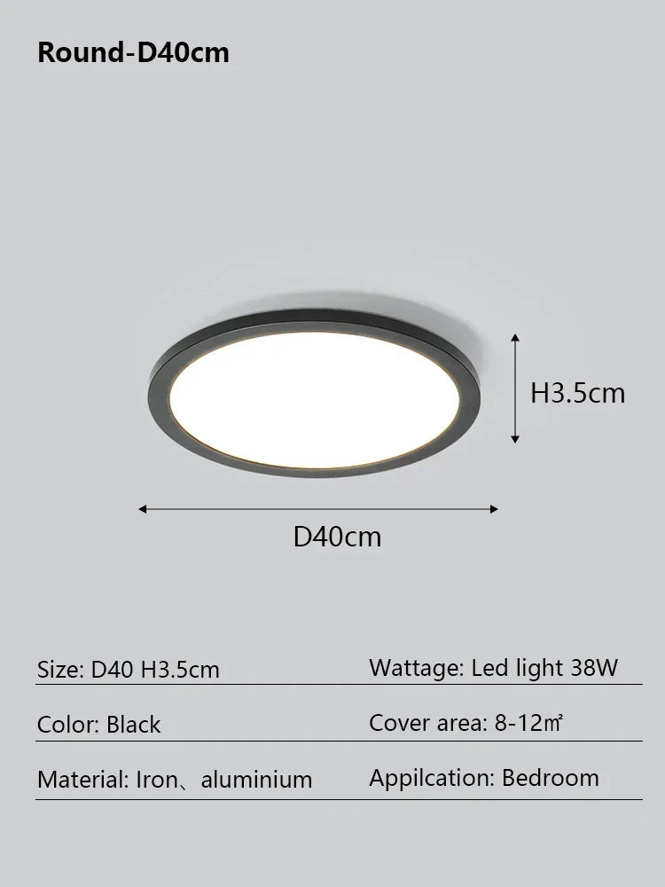 DecorBites™ LED Ceiling Lamp: Modern Minimalist Rectangular Design for Living room, Bedroom, Indoor Lighting