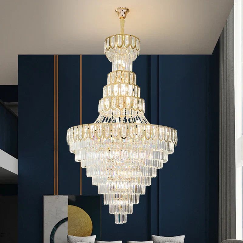 DecorBites™ ثريا كريستالية أنيقة لديكور غرفة المعيشة الفاخرة