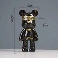 DecorBites™ Graffiti Bear Figurine: Modern Abstract Home Decor Statuette