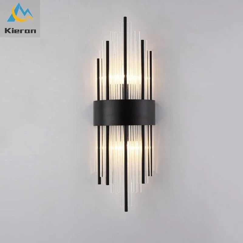 DecorBites™ Crystal LED Wall Lamp for Bedroom Living Room Study Minimalist Design