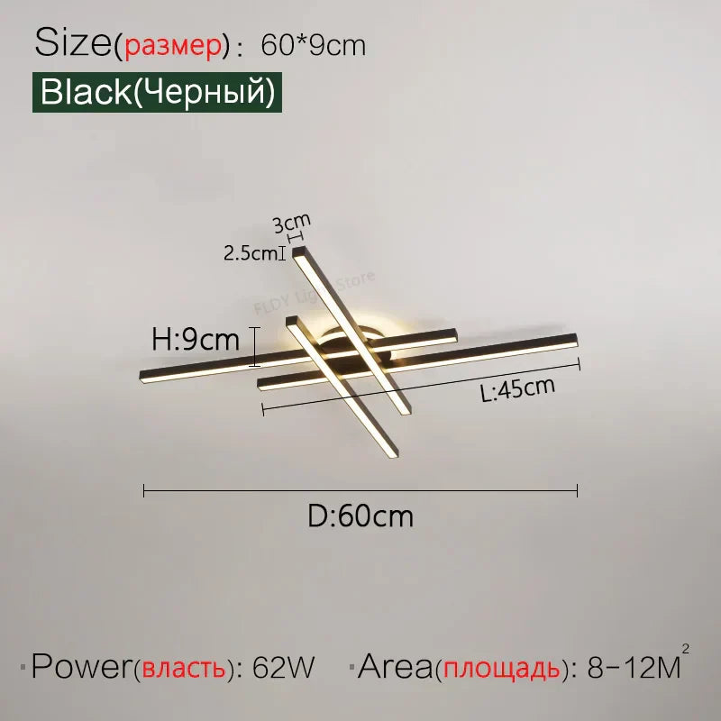 2023 DecorBites™ Nordic LED Ceiling Chandelier for Living, Dining, and Bedroom