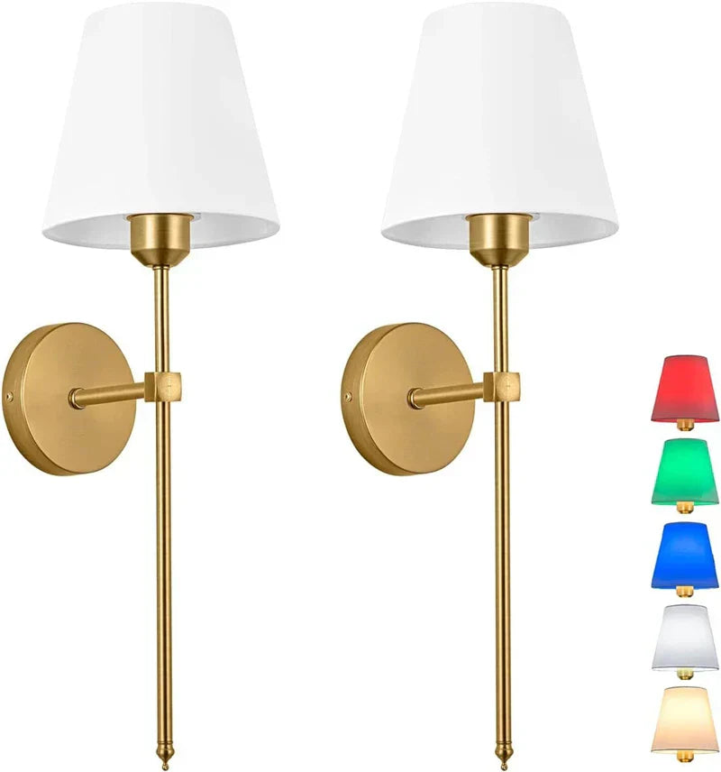 مصباح حائط من DecorBites™ بتصميم صناعي عتيق لغرفة النوم والحمام وإضاءة غرفة المعيشة