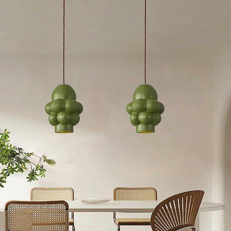 DecorBites™ Creamy Wind LED Chandelier: Nordic Wabi Sabi Style for Dining Room, Bedroom, & Bar
