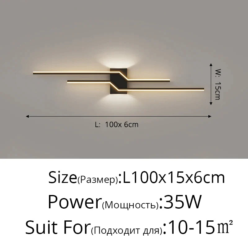 DecorBites™ LED Wall Lamp: Modern Design for Aisle, Bedroom, Closets. Ideal Indoor Lighting Solution.
