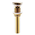 صنبور حوض Gold DecorBites™‎: صنبور حوض حمام بمقبض واحد وخلاط حوض نحاسي