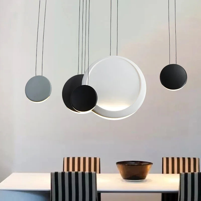 DecorBites™ Crescent Moon Chandelier for Dining Room, Coffee Shop, Kitchen Island, and Bar