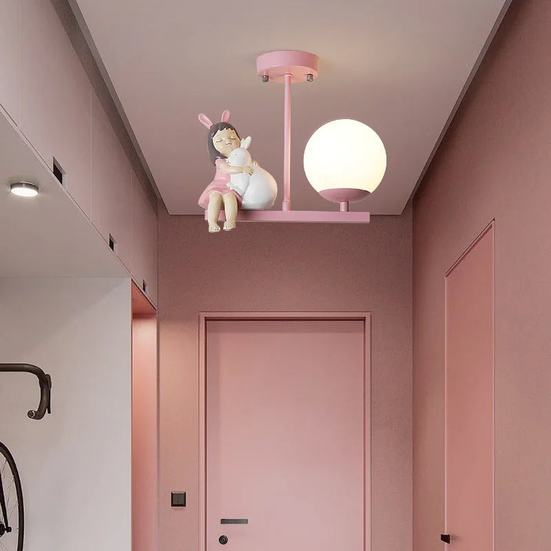 مصباح سقف LED لحماية العين بتصميم رسوم متحركة لغرفة الأطفال من DecorBites™