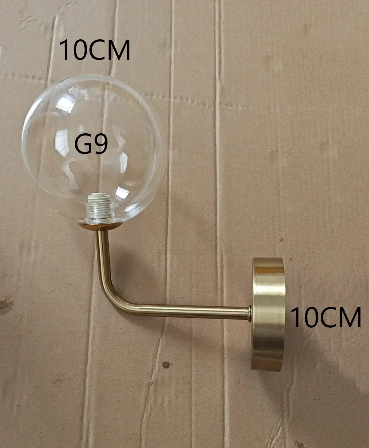 DecorBites™ Glass Ball Wall Lamps for Bedroom, Staircase, Corridor - Modern Nordic Design
