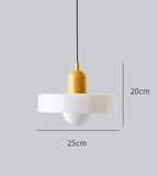 Nordic Vintage Orange Glass Pendant Light