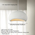 DecorBites™ Handmade Wabi Sabi LED Chandelier Modern Bedroom Lighting Pendant Lamp
