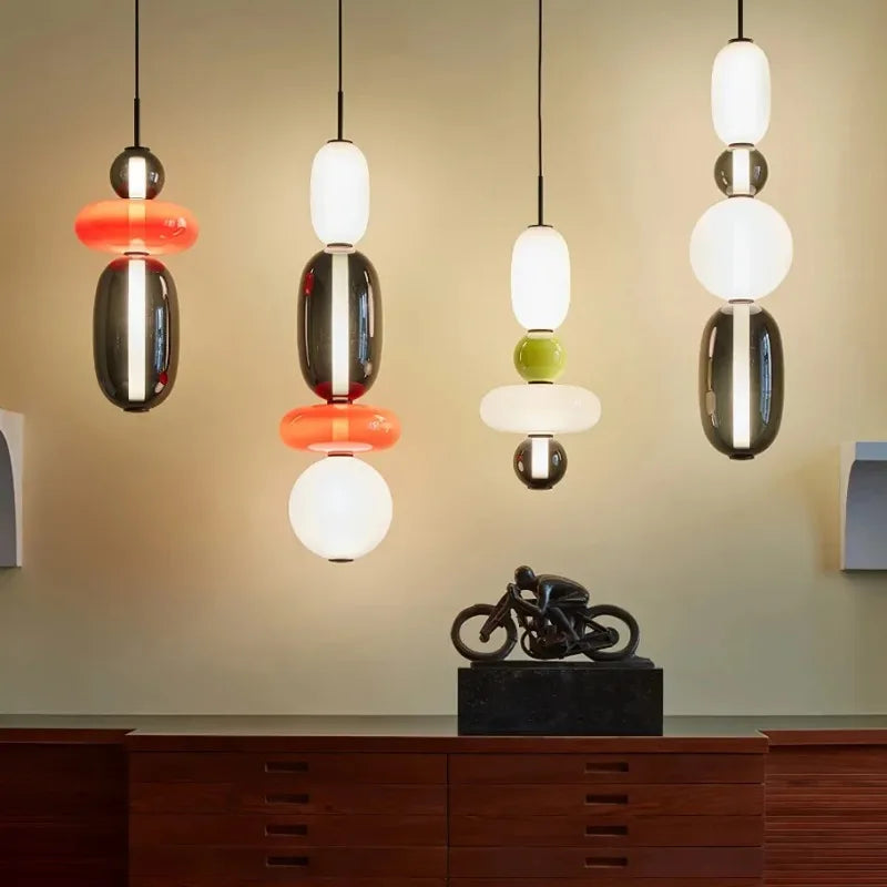 Wabi-Sabi Candy Glass Pendant Light