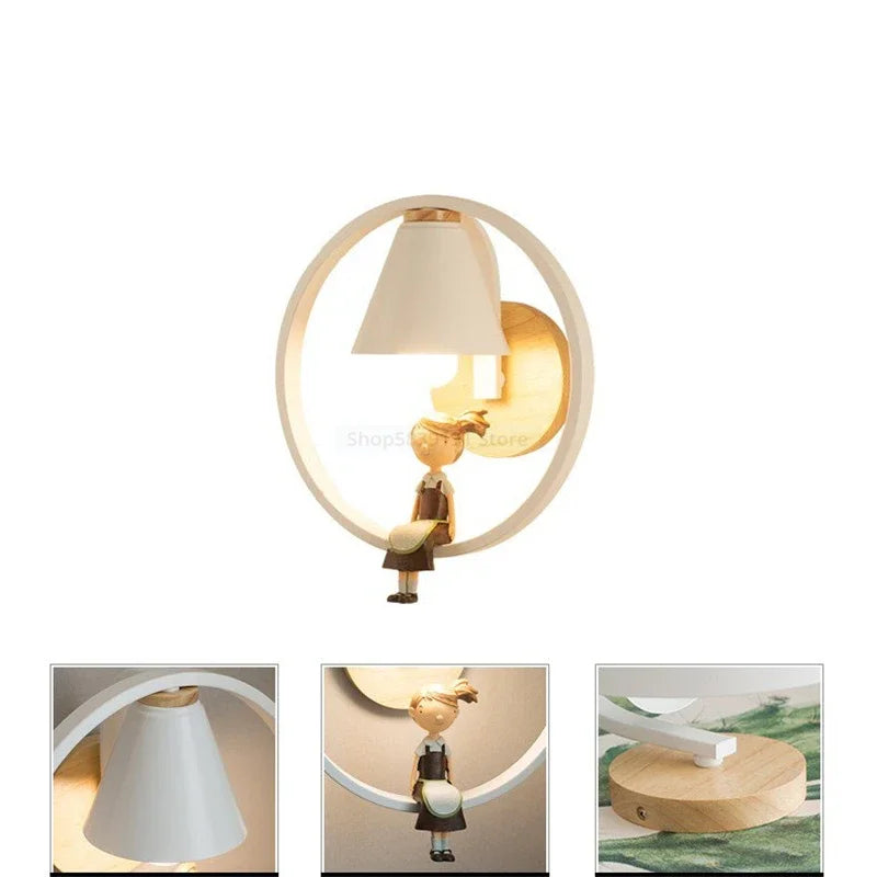 DecorBites™ Iron LED Wall Lamps, Nordic Modern Design for Living Room, Bedroom, Aisle, Hotel