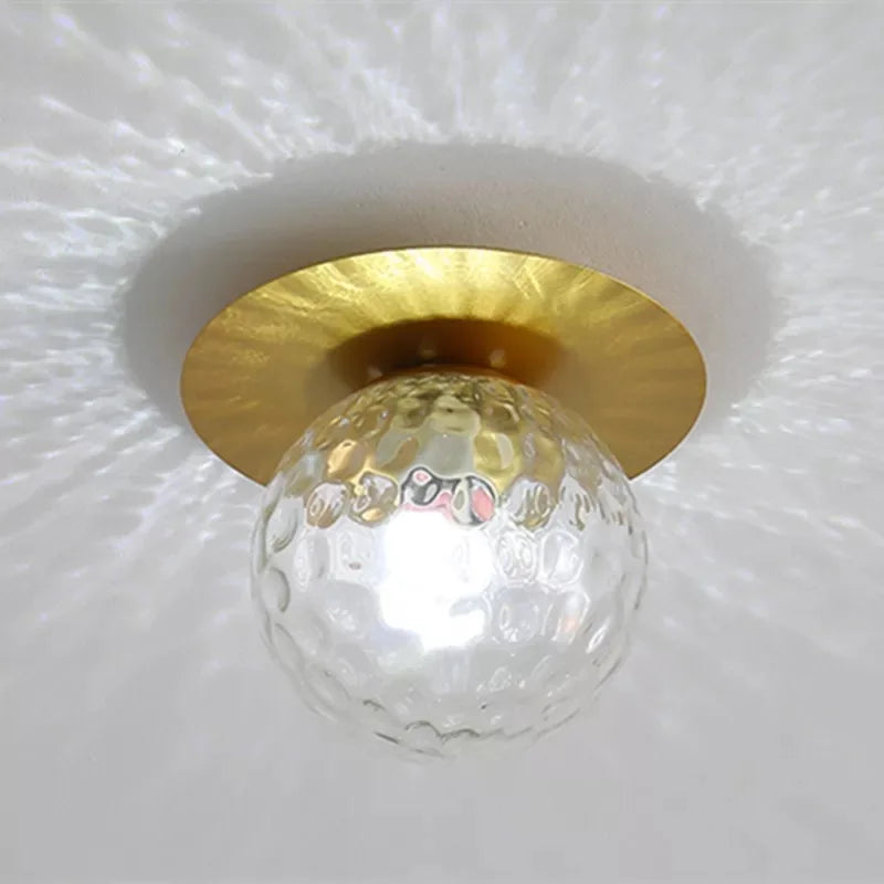 DecorBites™ Crystal Entrance Ceiling Lamp: Modern Minimalist LED Balcony Light