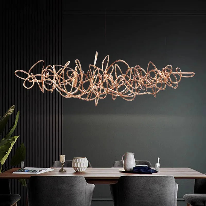 ثريات DecorBites™ المعلقة LED لإضاءة غرف المعيشة والطعام العصرية