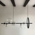 DecorBites™ Glass Bubble Chandelier - Light Luxury American Industrial Style Lamp for Restaurant and Bar Tables