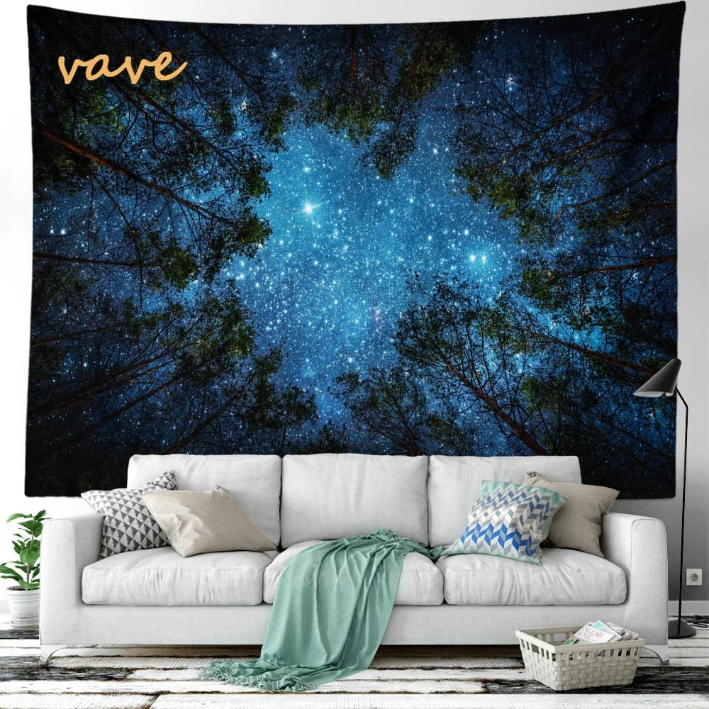 DecorBites™ Forest Tree Landscape Tapestry Wall Hanging for Aesthetic Room Decor