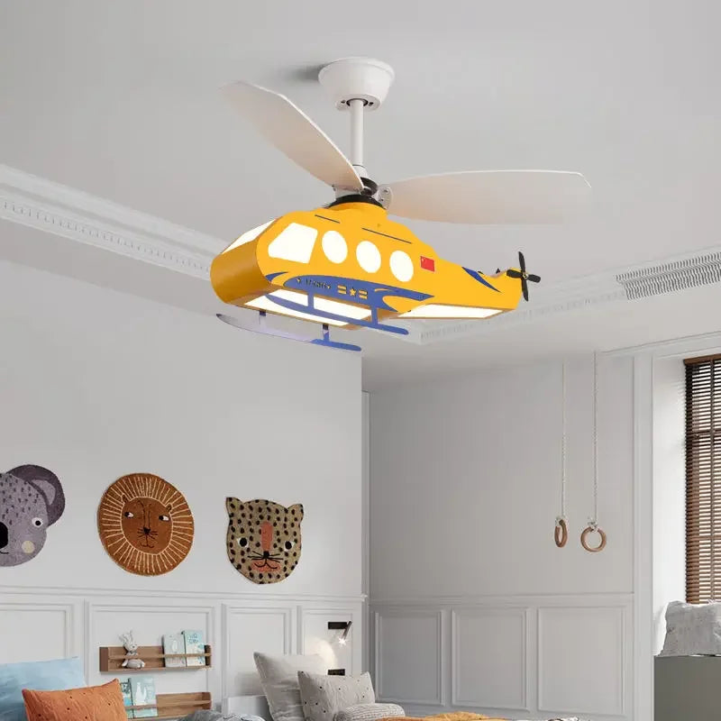 مصباح سقف هيليكوبتر من DecorBites™ لغرفة الأولاد
