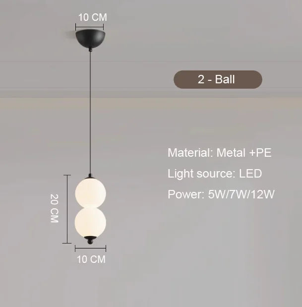 Nordic Gold 4-Globe Metal Pendant Light