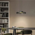 Nordic Glass Pendant Light in Green or Gray