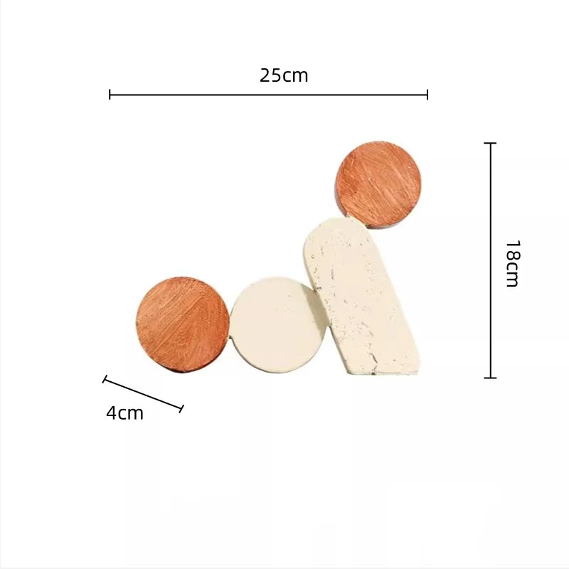 DecorBites™ Geometric Circle Resin Handicrafts - Hollowed-out Stone Figurines