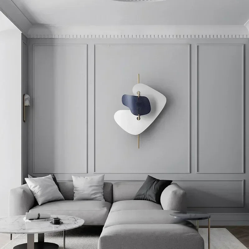 DecorBites™ لوحة فنية جدارية كانفاس هندسية مجردة خضراء لديكور المنزل