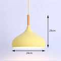 Nordic Industrial Colorful Metal Pendant Light