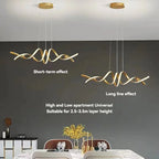 Minimalist White Linear LED Pendant Light