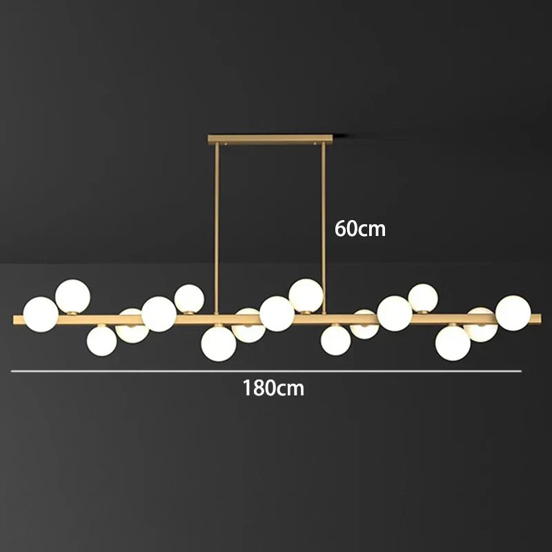 ثريات DecorBites™ LED المتدلية للديكورات المنزلية الحديثة والإضاءة الداخلية