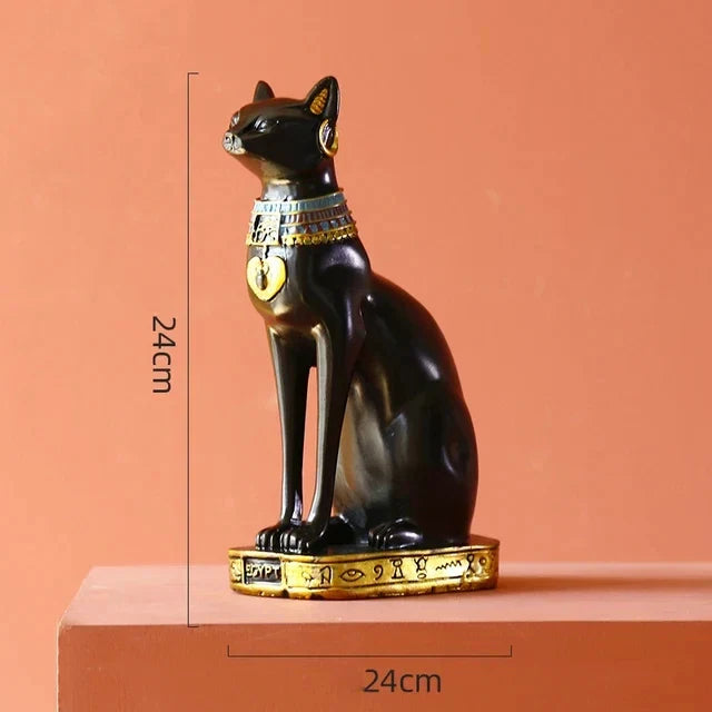 DecorBites™ Gold Resin Sculpture | Nordic Luxury Technology Decor for Home & Office