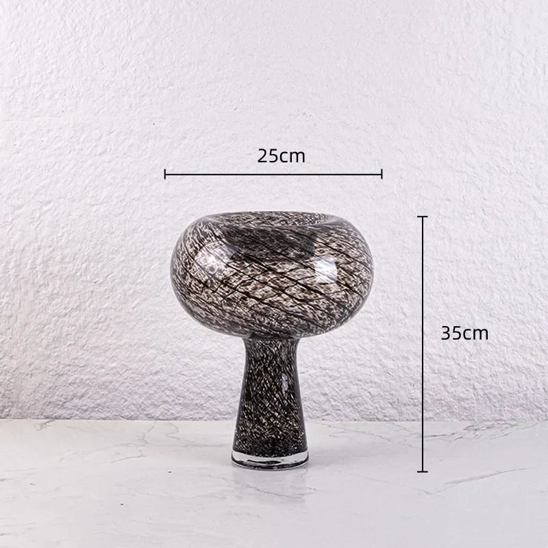 DecorBites™ Geometric Glass Vase Disc Flower Arranger Terrarium Home Decor Accessory