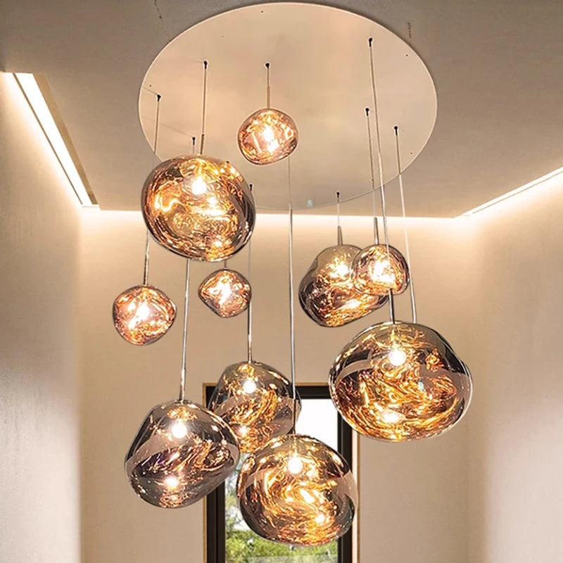 Nordic Ceiling Pendant Lamp Lava LED Pendant Light Modern Light Lighting Living Room Indoor Decor Home Fixtures Kitchen Hanging