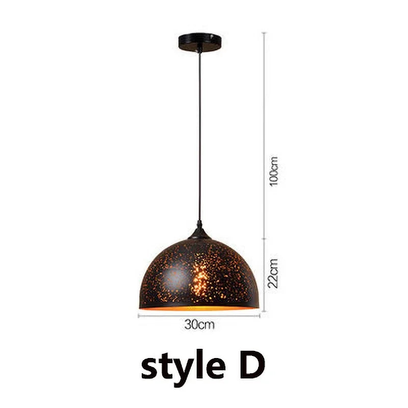 ثريا معلقة من الحديد المحفور DecorBites™ لغرفة الطعام والمعيشة