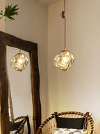 Ice Cube Lava FRP Pendant Light, Adjustable 3-Color