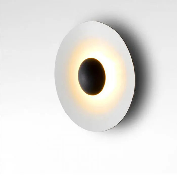 DecorBites™ Ginger Round Wall Lamp: Nordic Design Loft Lamp for Bedroom, Office, Aisle