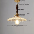 DecorBites™ Clear Glass Pendant Lamp Japanese Style LED Hanging Lights