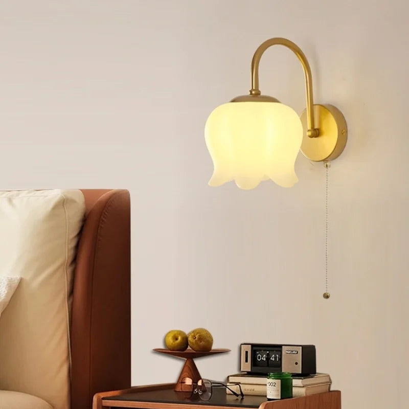DecorBites™ مصباح جداري LED من الحديد بمفتاح سحب لسلم المنزل الحديث