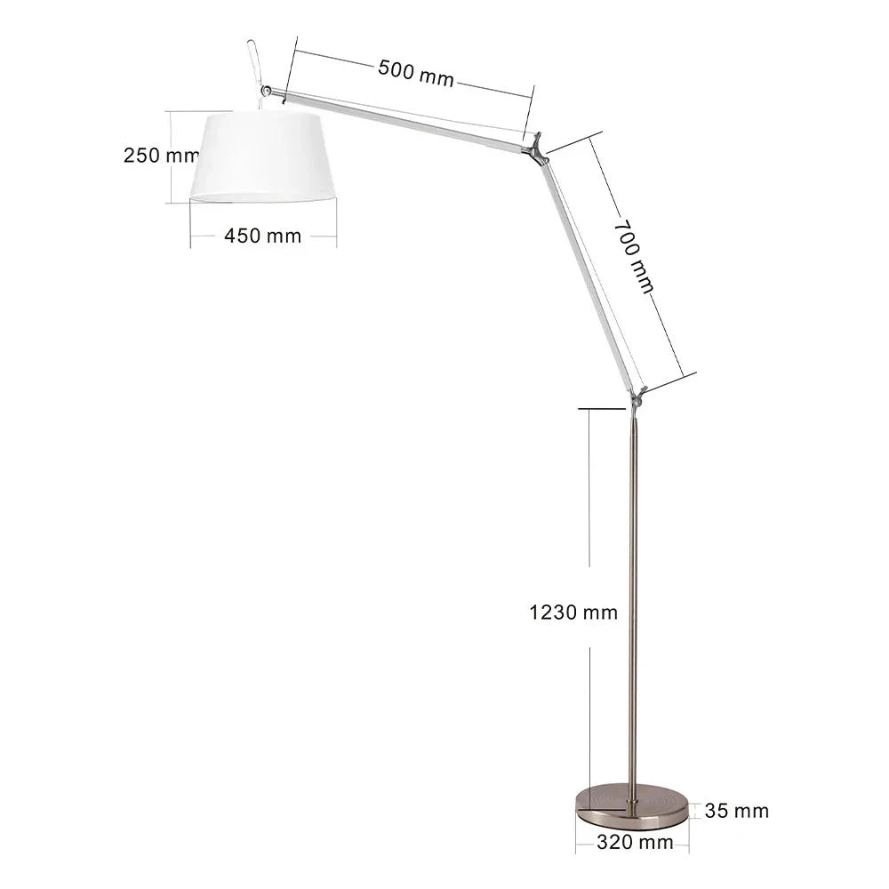 DecorBites™ Adjustable Industrial Wall Light for Bedside, Study, Office, Living Room