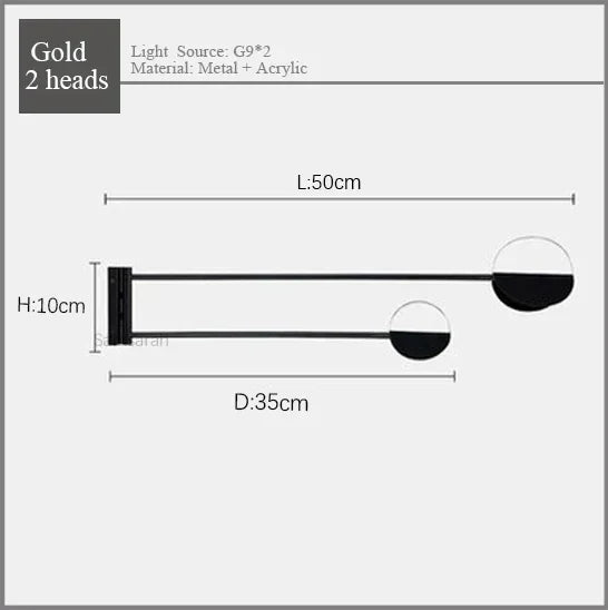 DecorBites™ Geometric Line Iron Pendant Lamp for Living Room, Bedroom, Study, Dining - Home Decor Luminare