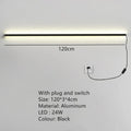DecorBites™ LED Wall Lights Dimming Switch Black Gold White Metal Sconces Bedroom Aisle Lamp