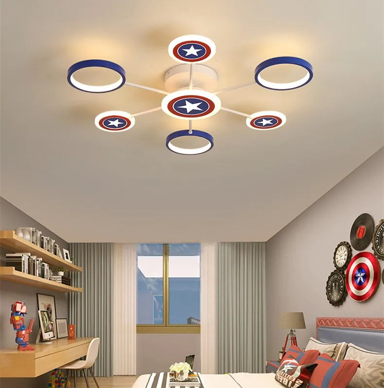 DecorBites™ Plafonnier LED de Dessin Animé pour Enfants | Lampes Décoratives pour Chambre de Garçons et Filles