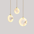 Modern White Marble Pendant Light